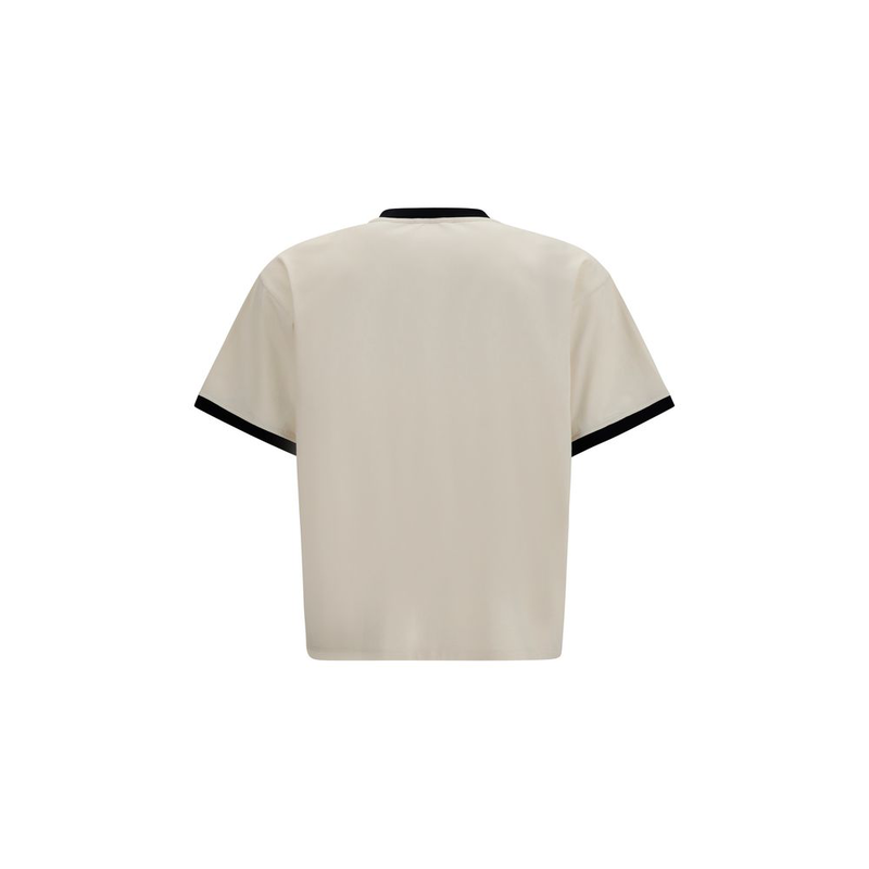 Beige cotton t-shirt-null
