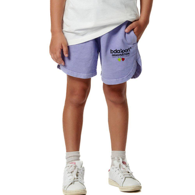 Girl's natural dye shorts, Blue, medium
