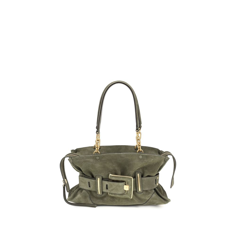 Bicolor calf leather bos taurus handbag-null