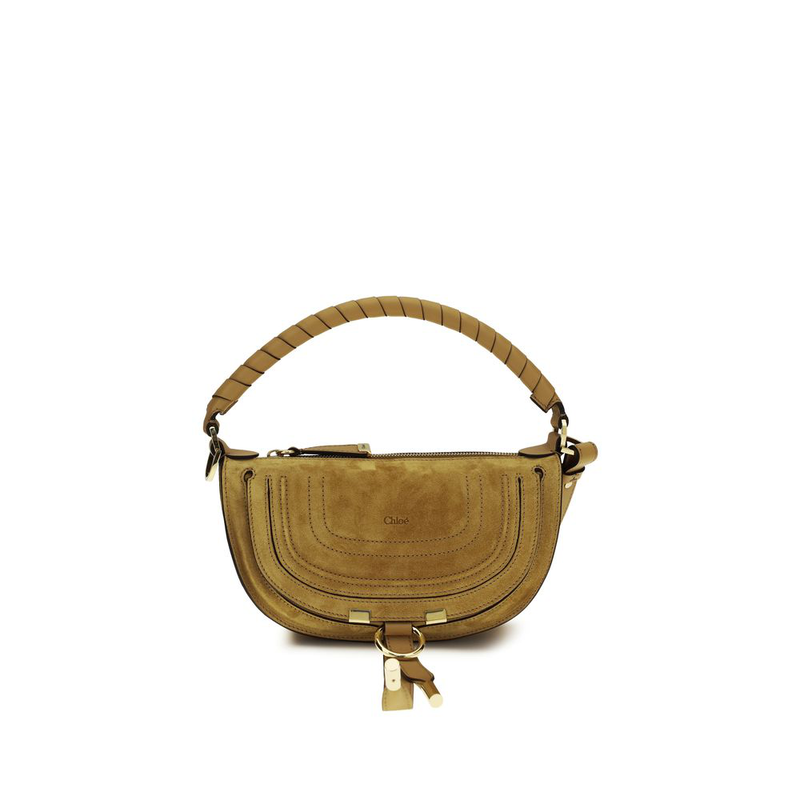 Brown calf leather bos taurus shoulder bag-null