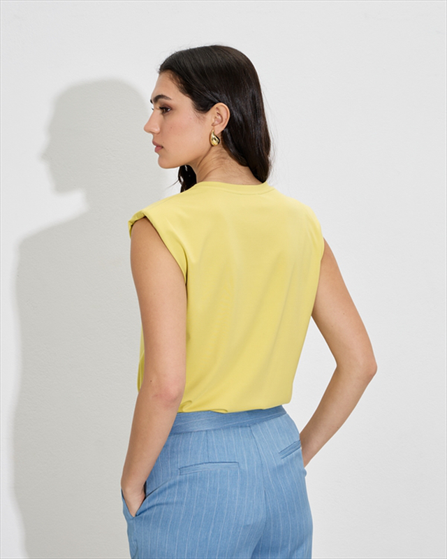 Blouse lycra sleeveless-null