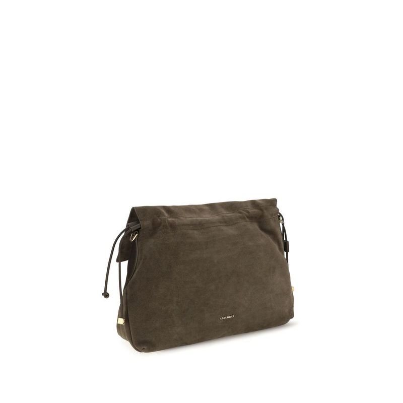 Brown calf leather bos taurus shoulder bag-null