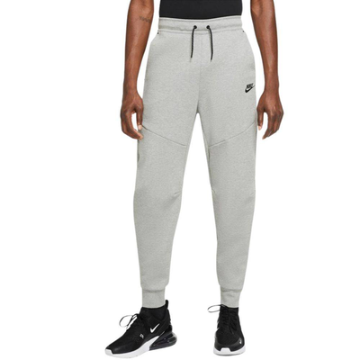Tech fleece mens jogger, Dk.grey Heather / Black, medium