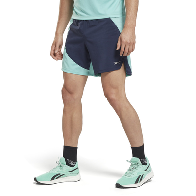 Reebok men running shorts (hi0060), Teal, medium
