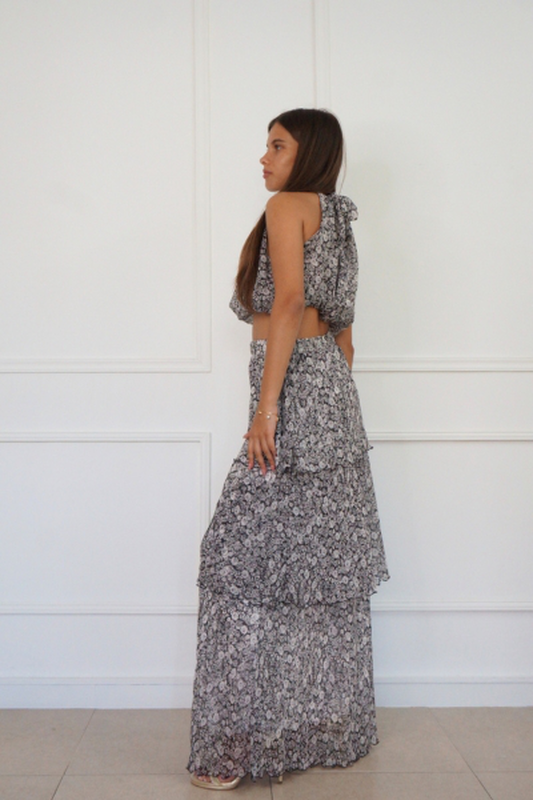 Brenda maxi set flower print ss2445-1-null