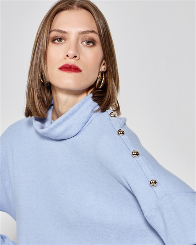 Knitted high neck-null