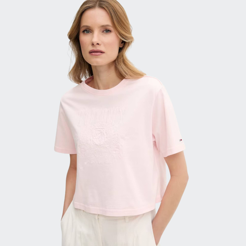 Womens relaxed tonal crest tee-null
