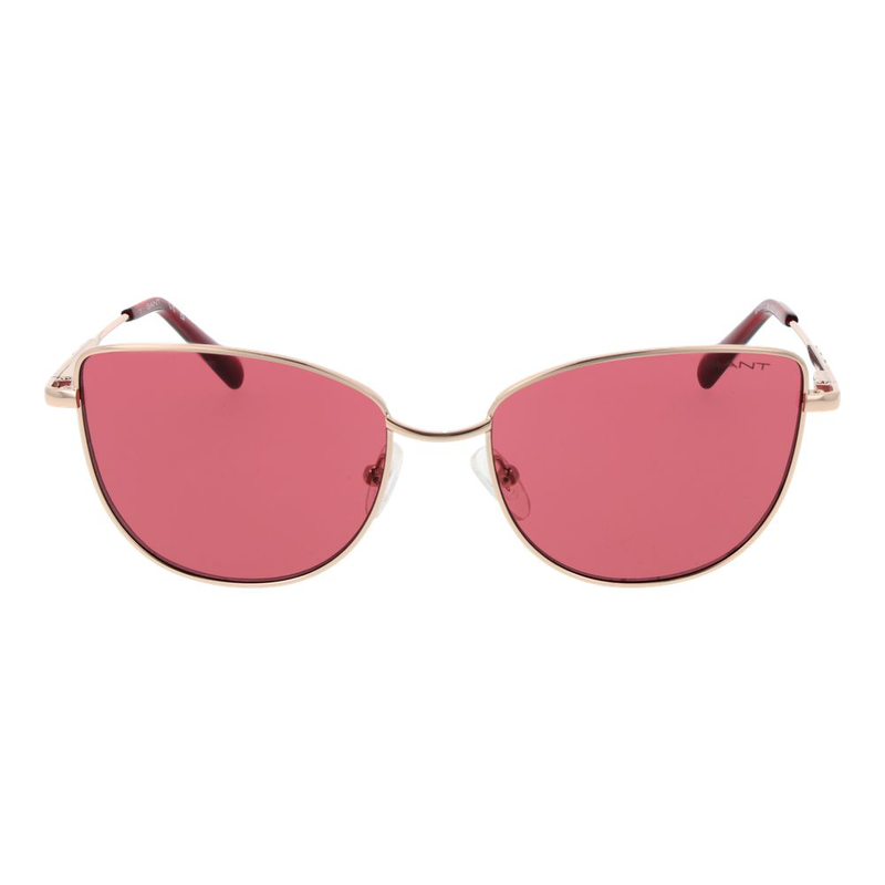 Rose gold metal sunglasses-null
