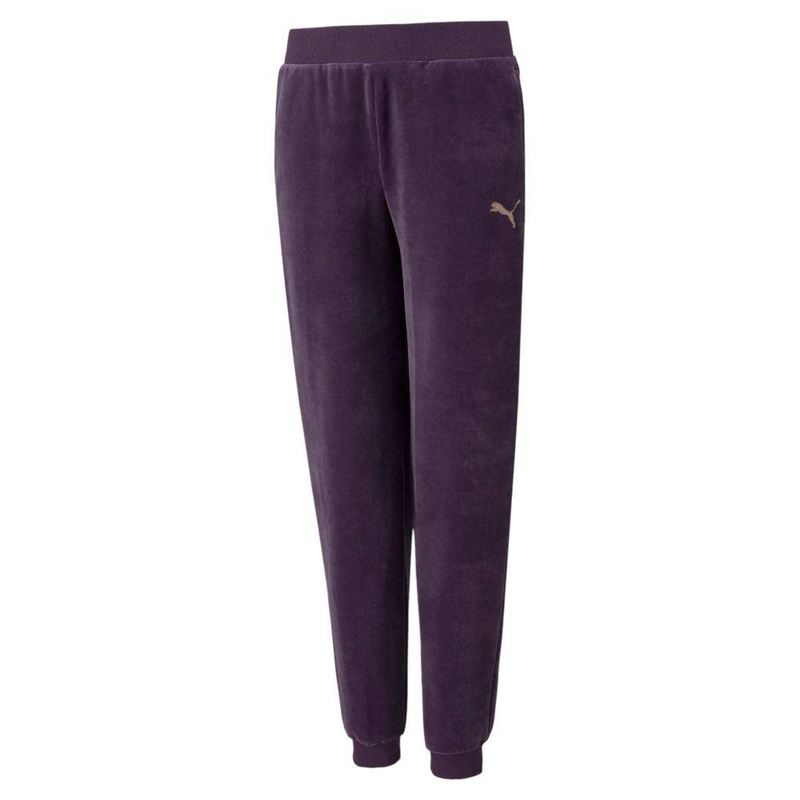 Girls alpha velour pants image number null