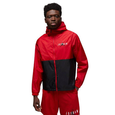 Nike jordan essential woven jacket, Gym Red, medium