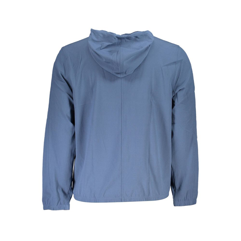 Blue polyester men's sweatshirt-null