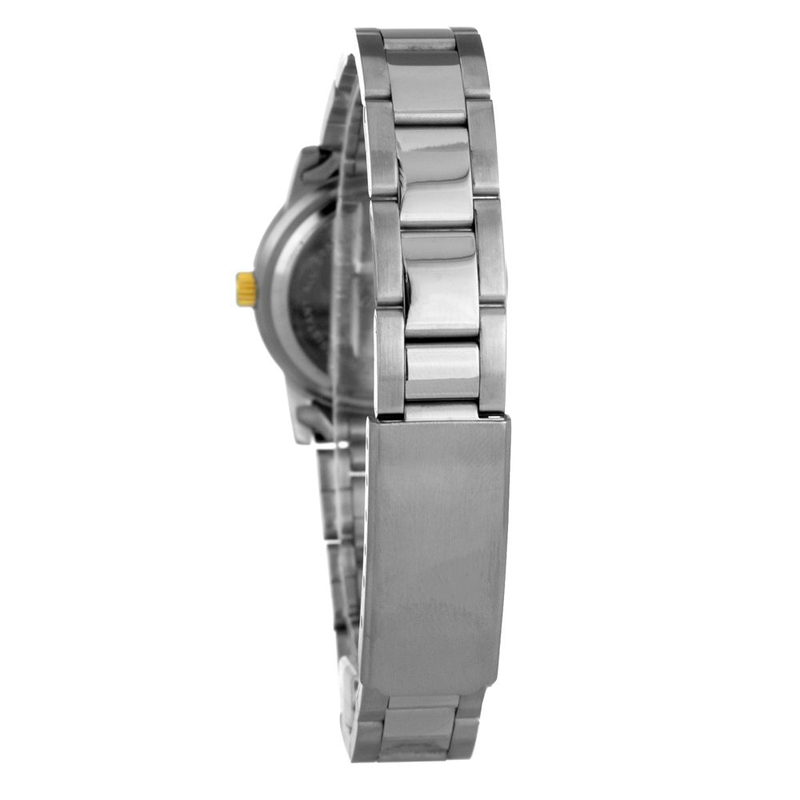 Silver stainless steel dress watch-null