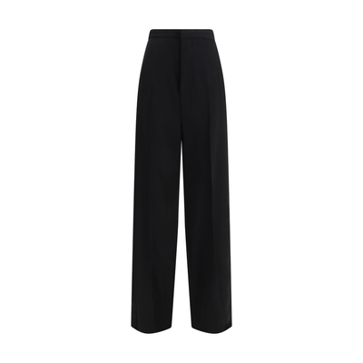 Black cotton pantsuit, Black, medium