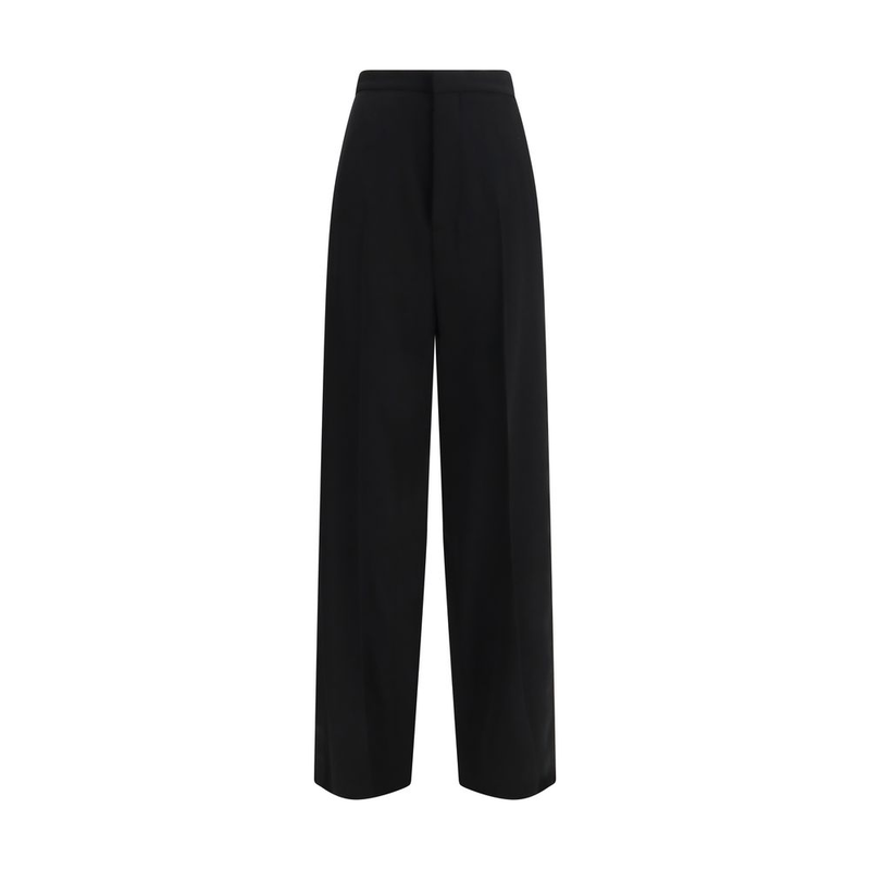Black cotton pantsuit-null