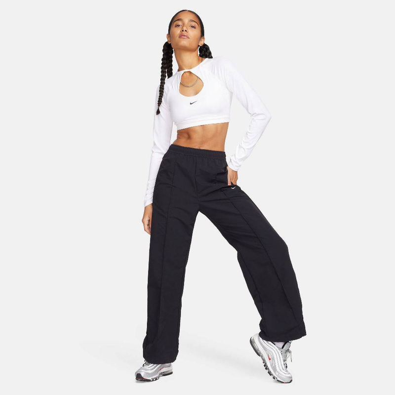 Nike sportswear womens trend medium-rise woven pant-null