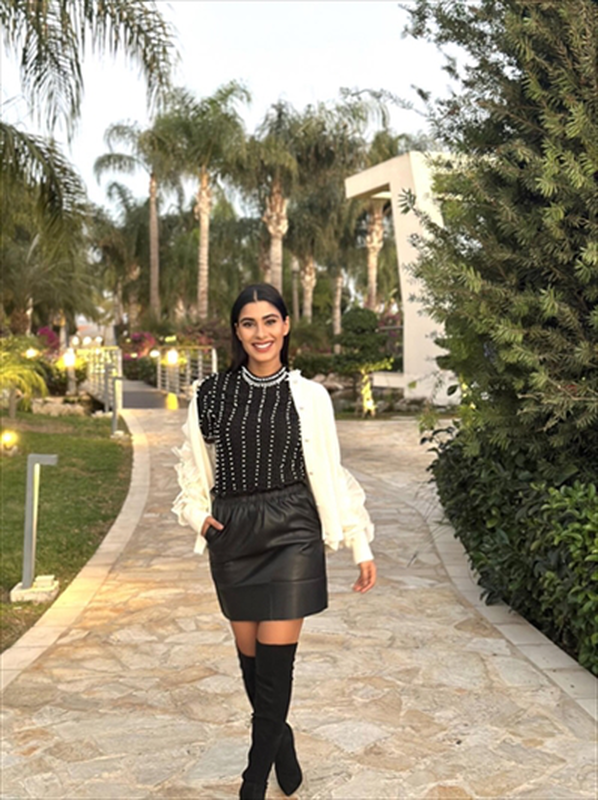 Mini skirt eco leather-null