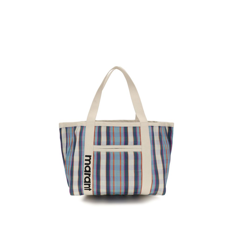 Multicolor nylon shoulder bag-null