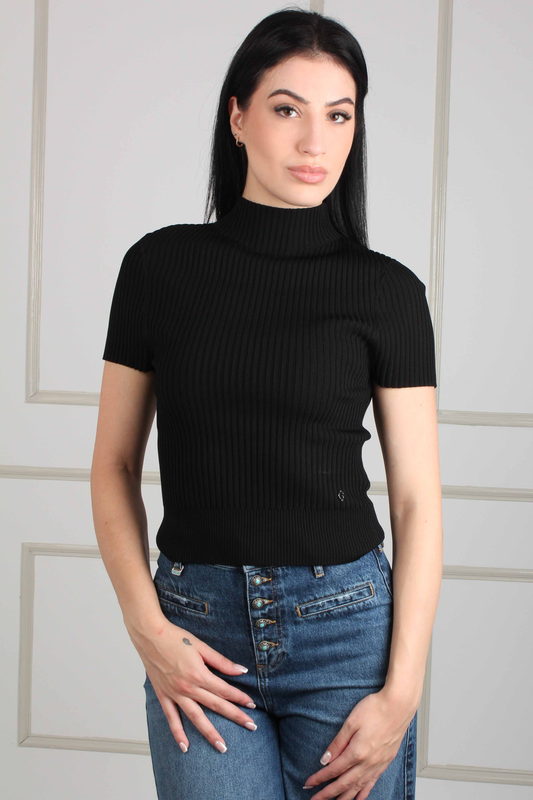 Knitted top jayla mock neck - guess-null