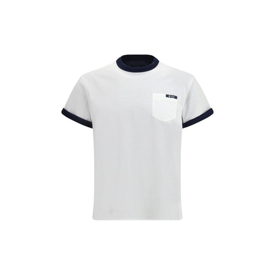 White cotton t-shirt, White, medium