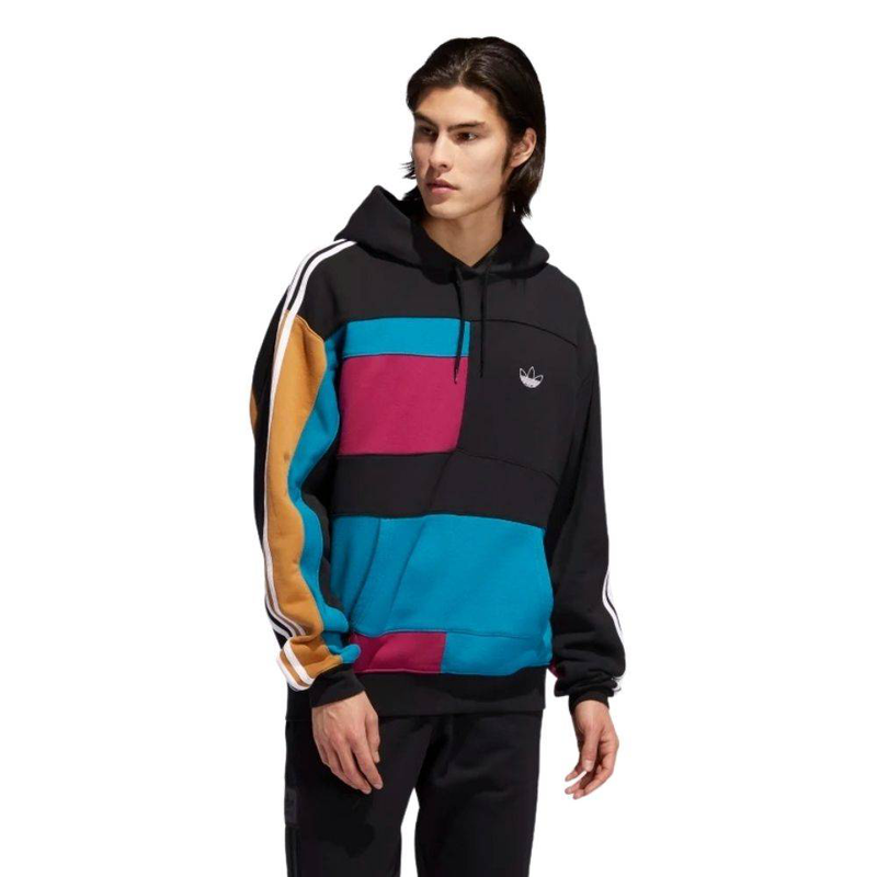 Asymm block hoodie mens-null