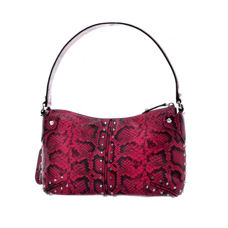 Multicolor leather shoulder bag-null