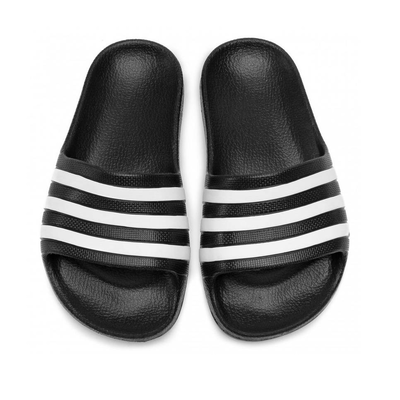 Adilette aqua kids, Black / White, medium
