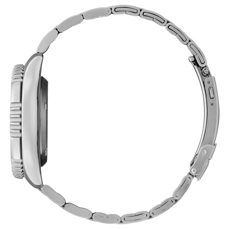 Gray stainless steel sport watch-null