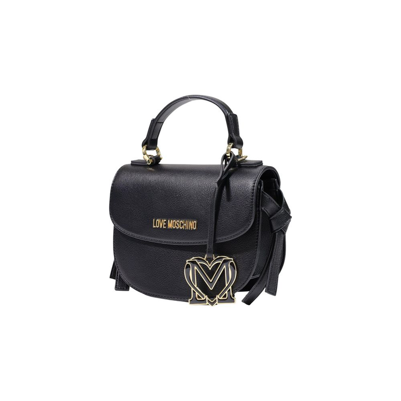 Black polyethylene handbag-null