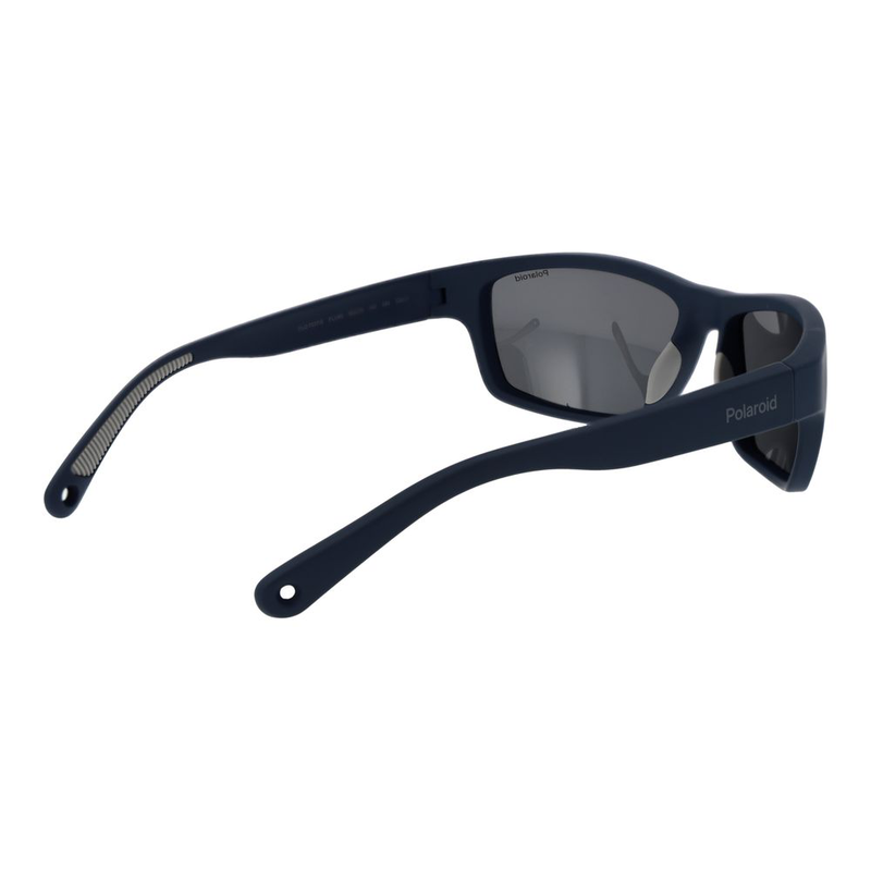 Blue plastic sunglasses-null