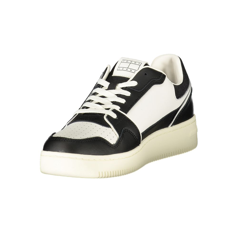 Black polyurethane men sneaker-null