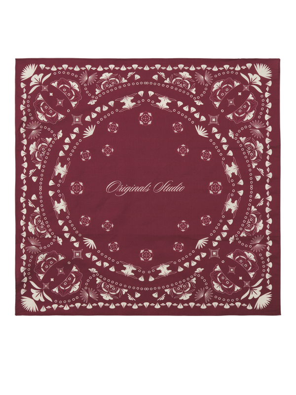 Jacjordia scarf - tibetan red-null