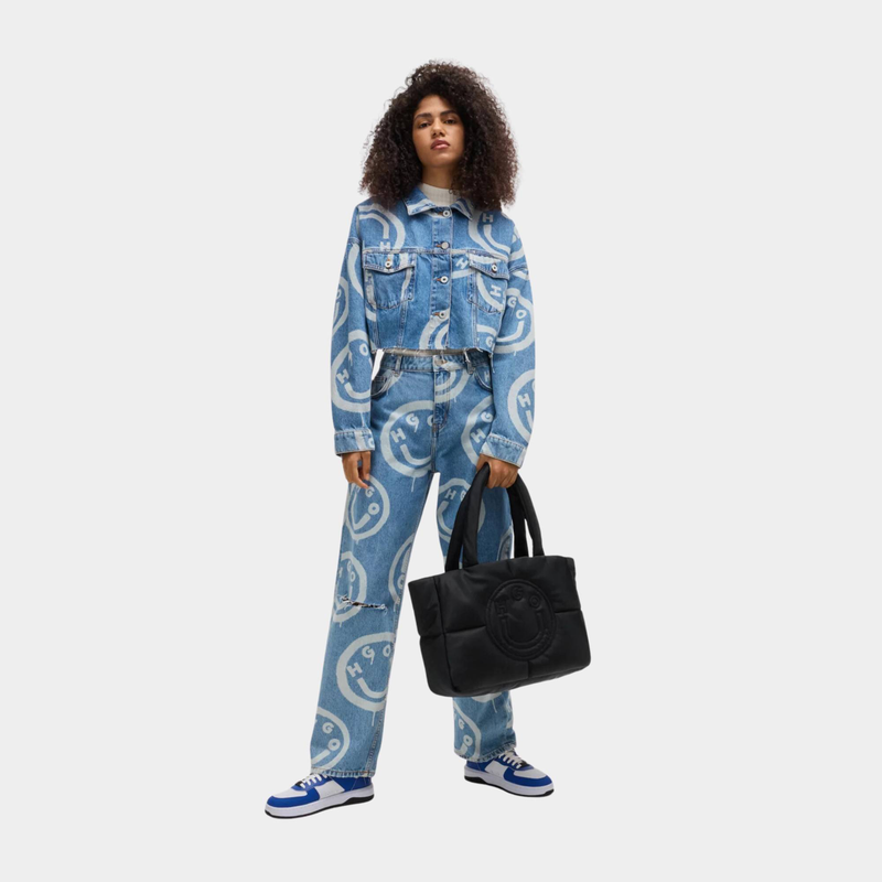 Blue vytal tote-puffy p large leather goods-null
