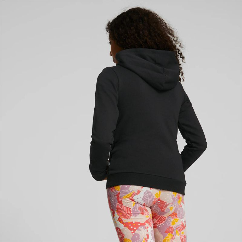 Puma junior essentials bloom logo hoodie image number null