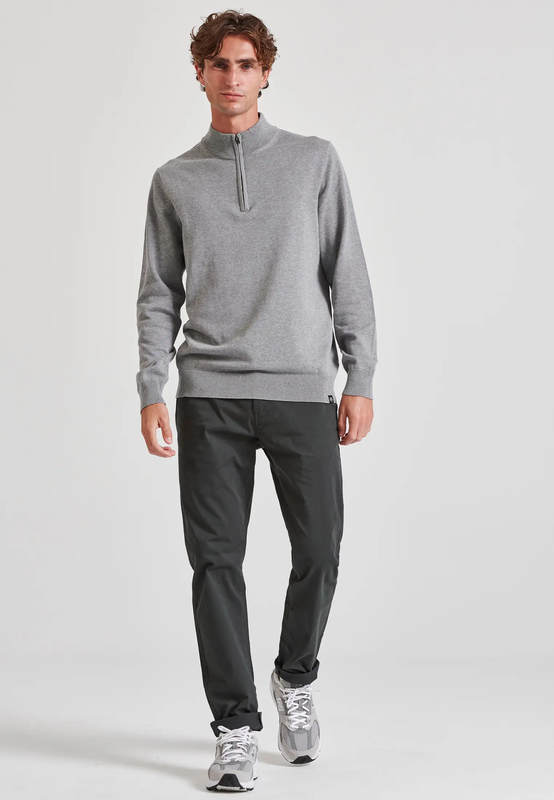 Funkybuddha knitwear halfzip image number null
