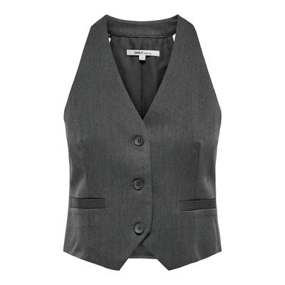Onlsulajma life s/l fit vest, Grey, medium