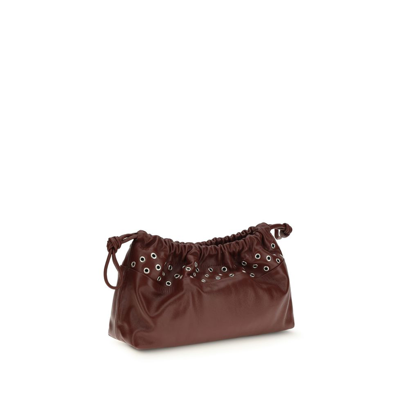 Bordeaux calf leather bos taurus clutch bag-null