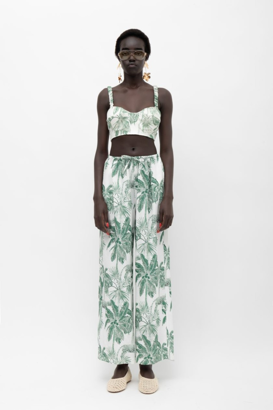 Mallory aloe pants image number null