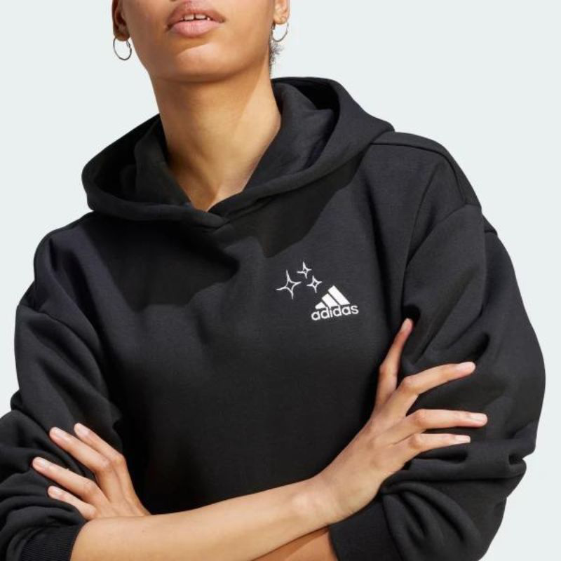 Product image: Adidas wmn bluv q3 fleece star hoodie-null