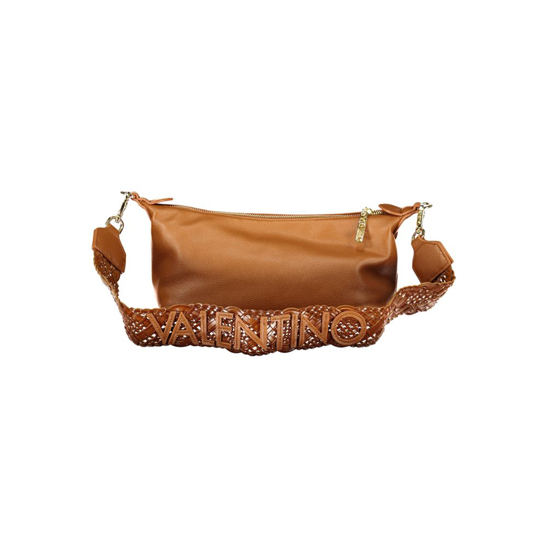 Brown polyethylene handbag-null