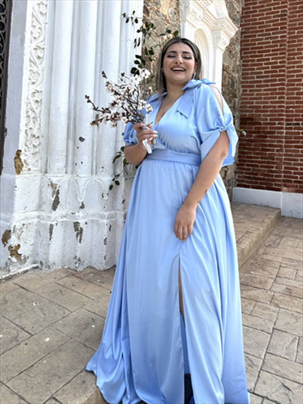 Maxi dress short sleeve-null