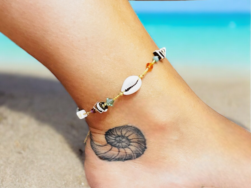 Handmade summer anklet-null