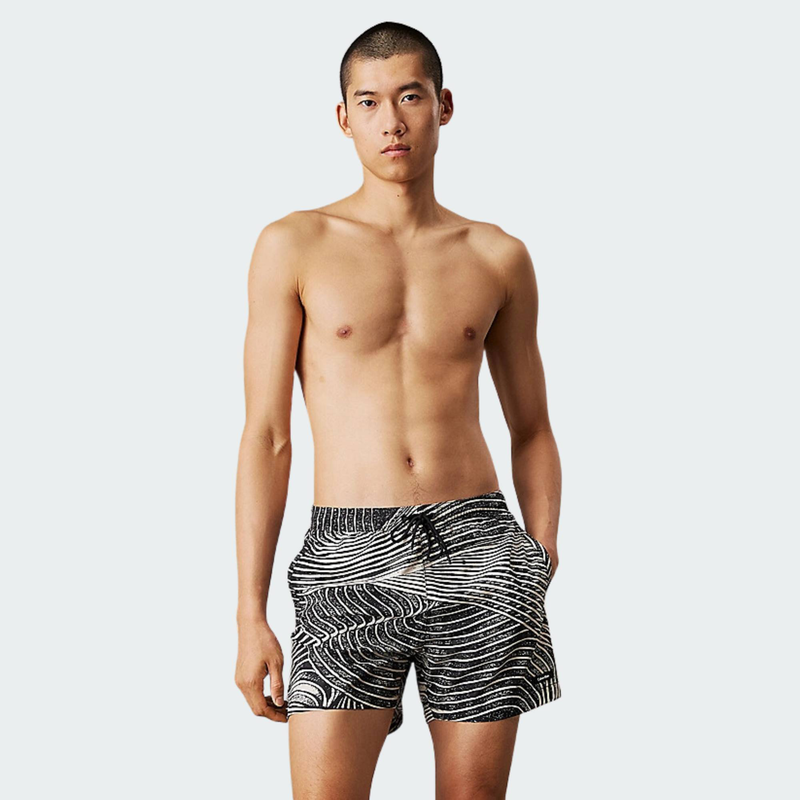 Product image: Medium drawstring swim short print swim short-null