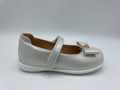 Ando children's barretta white adas2403, Perle-matt, medium