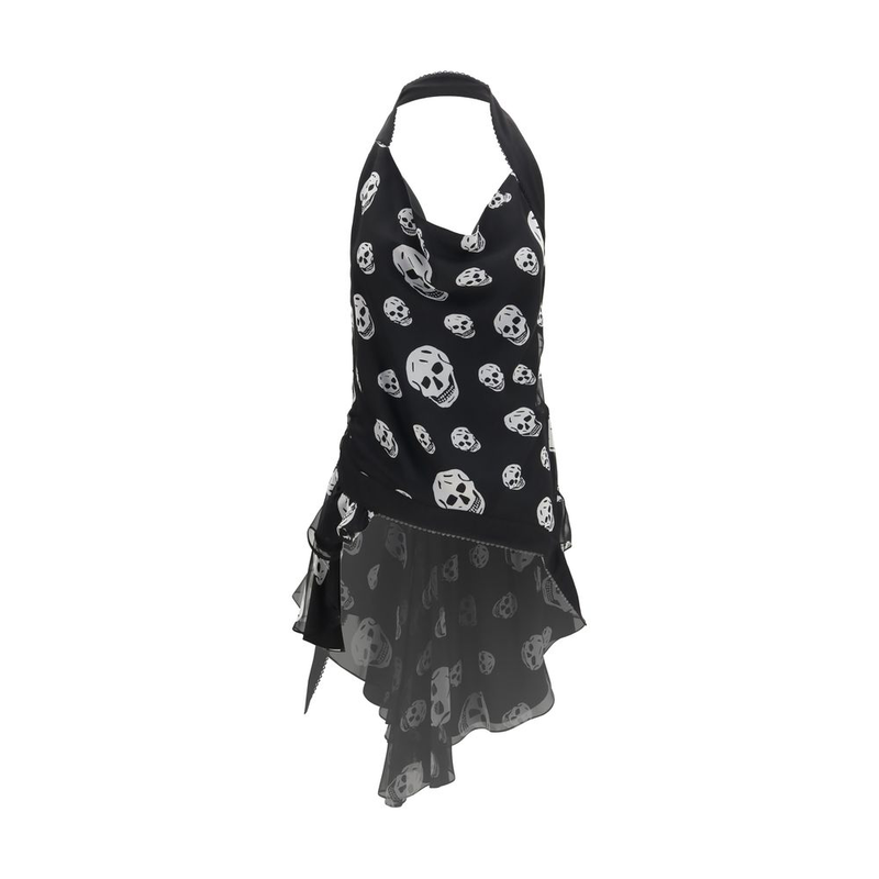 Black silk scarf-null