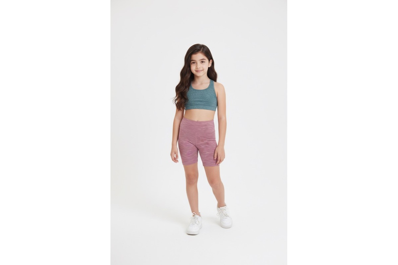 Bdtk junior girl's gym biker shorts 2/4-null