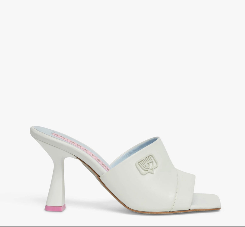 Product image: Chiara ferragni eyelike mule sandals white-null