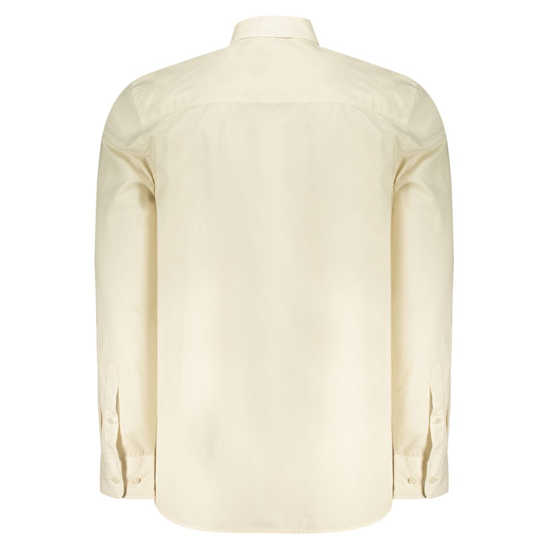 Beige cotton men shirt-null