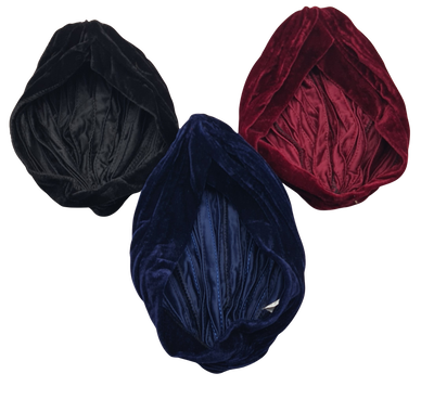 Satin hair bonnet &ndash; 3 colors, Blue, medium