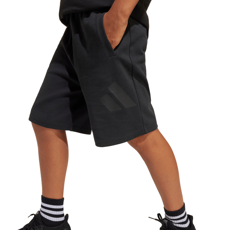 Adidas boy's future icons logo above-knee shorts kids-null