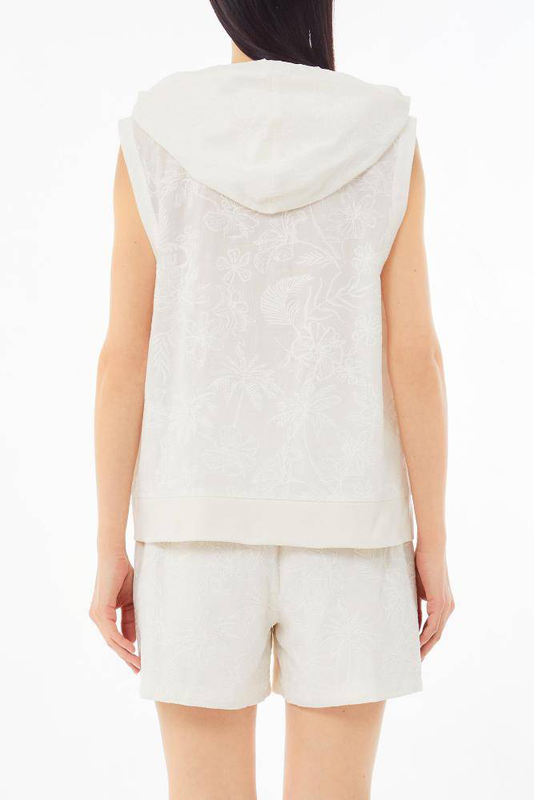 Liu Jo embroidered cotton vest image number null